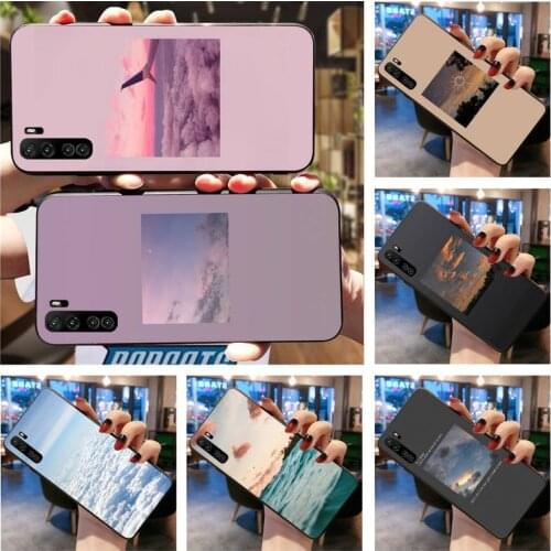 Art Prints Blooming Sky Clouds Phone Case For Huawei Nova 6se 7 7pro 7se honor 7A 8A 7C 9C Play