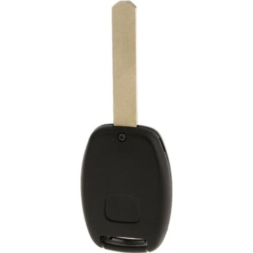 Black Remote Key With ID46 Chip Blade Fob Safety 4 Button for Honda Accord
