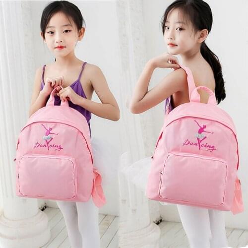 Kids Ballet Dance Bags Canvas Ballet Dance Backpack For Girls Ballet Dance Bags for Children High Quality Lovely Bag