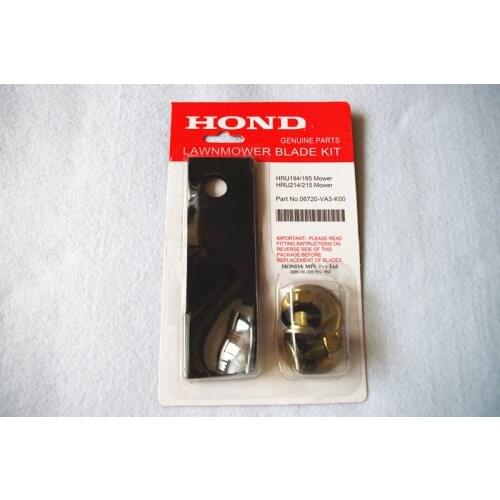 Lawnmower blade & bolt set 144mm x 45mm x 2mm for Honda GXV160 HRU 194 195 214 215 Lawn mower swing back blade kit