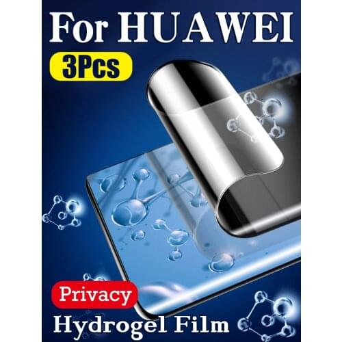 P40ProPlus Anti-Peeping Screen Protector For Mate40 P30Pro Privacy Hydrogel Film Mate40Pro P40Pro Soft Ultra-Thin Mate30 P30 Pro