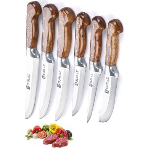 Handmade Stainless steel sharp knife chef set chopping knife sharp durable blades bifttek knife slicing knife