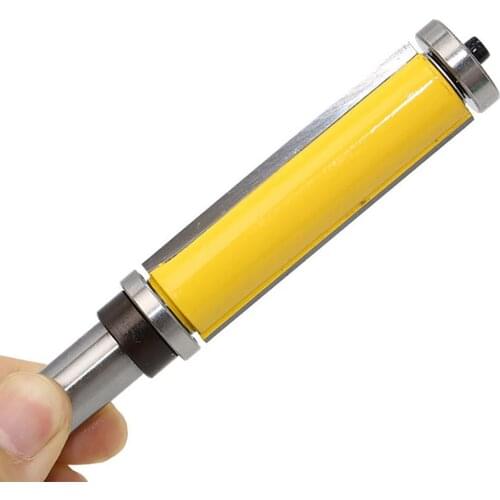 Shank Lengthen Blade Flush Router Bit With Bearing Trimming Knife Wood working Milling Cutter Trimming Machine Head Trim new