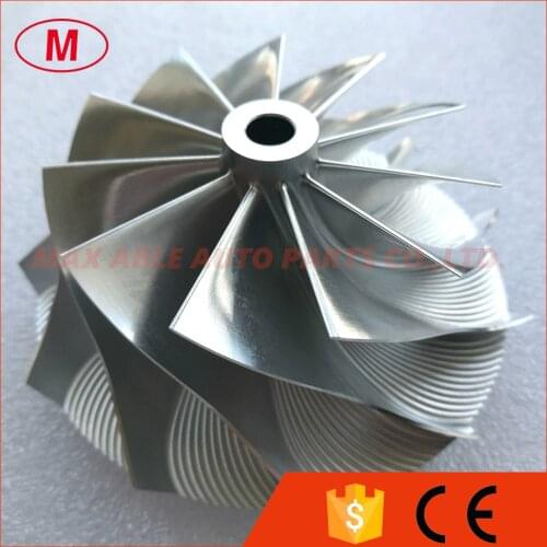 HX40 Racing High Performance Turbo Aluminum 2618/Milling/Billet compressor wheel 66.65/84.00mm 11+0 blades Forward Rotation