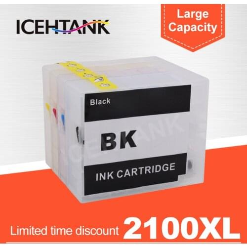 ICEHTANK PGI 2100 Refillable Ink Cartridge For Canon MAXIFY Ib4010 IB4110 MB5110 MB5310 MB5410 Printer