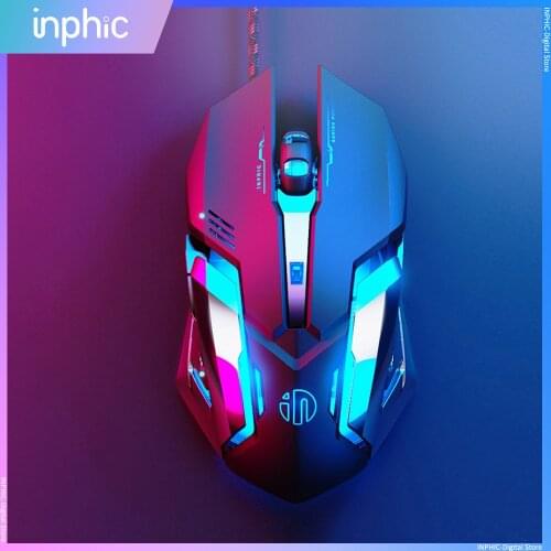 Gaming Mouse USB Wired Gaming Mouse Glowing Professional Mouse Gamer 4000DPI Optical Game Mice 6 Button Mause for PC Computer