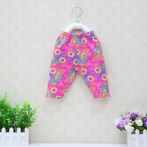 2019 Cotton Baby Girls Leggings Print fashion Long pants elastic mid waist autumn children capris