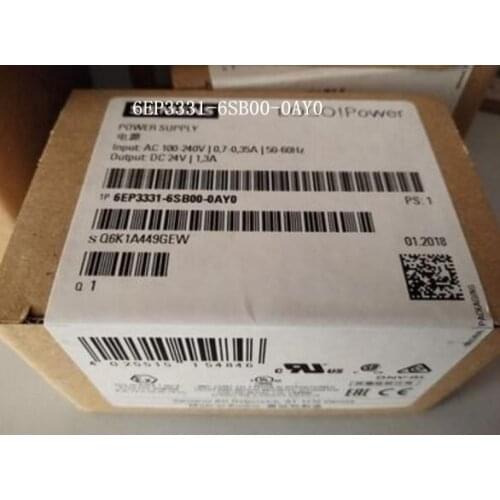 LOGO!POWER 24V/1.3 A Original NEW 6EP3331-6SB00-0AY0 6EP33316SB000AY0