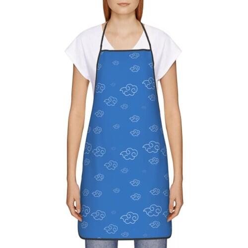 Akatsuki Symbol Kitchen oil resistant wreath Anime Comic kitchen aprons women Man For restaurants 72*52cm