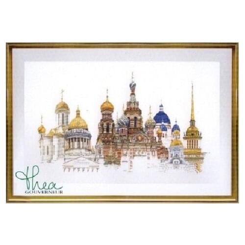 Mm cross stitch kits Counted Cross Stitch Kit St Petersburg St Peters-burg Russia Famous City Series tg 430
