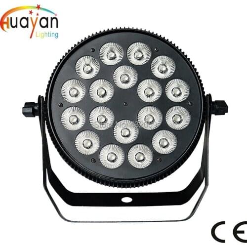 New Arrived 18*10W RGBW 4in1 LED Slim Par Light Flat Par Led Disco Lights Professional Stage Dj Equipment