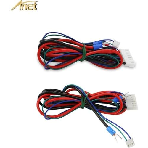 New arrival 5PCS/10PCS Anet A6 A8 Hotbed line Cable Upgraded MK3 hotbed for Mendel RepRap i3 Anet 3d printer parts Hot-bed cable