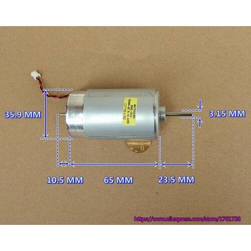 Brand new MITSUMI RM2-7614 M36N-5E 36*65mm 24V 3500RPM low speed large torque precision DC motor