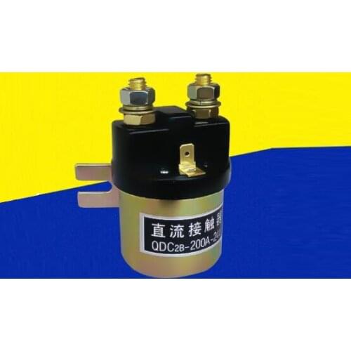 QDC2B-200A/10 electric lift car tail plate start DC contactor DC12V24V48V60V72V