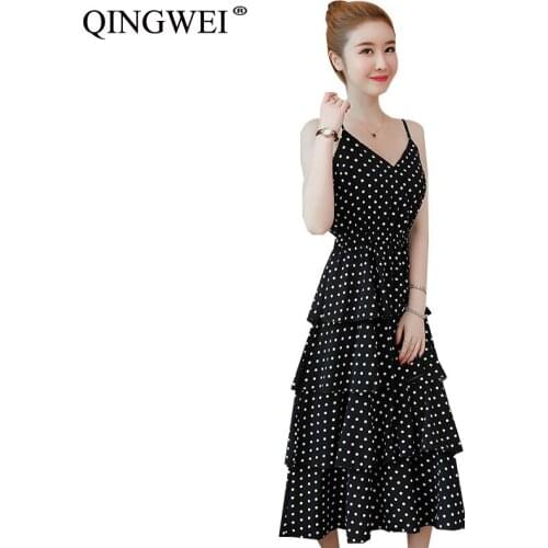 Летние платья больших размеров QINGWEI China At AliExpress