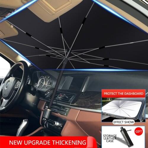 Car Front Windshield Parasol Auto Sun Shade Protector Window Sunshade Covers Interior Protection Windscreen Accessories