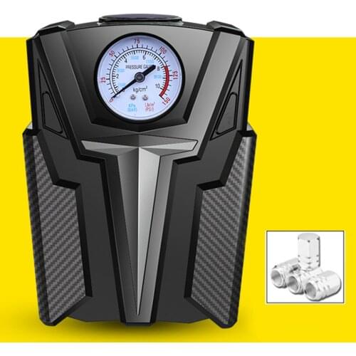 Electric Car Air Inflator Balls Bike Motorbike Kayak Tire Pump with Emergency LED Light Auto Shut Off Air Compressor