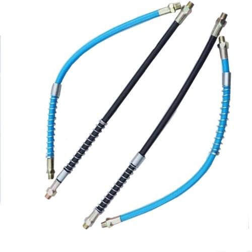 Explosion Proof Grease Gun Hose Oiler Whip Oil Pump Accessories Thicken Extension Grease Gun Hose with Spring