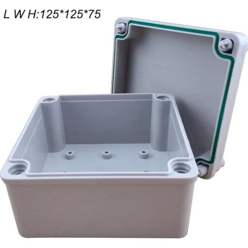 125*125*75mm 1 pcs project box plastic desk-top electronic DIY Enclosure Instrument Case waterproof IP67 housing case