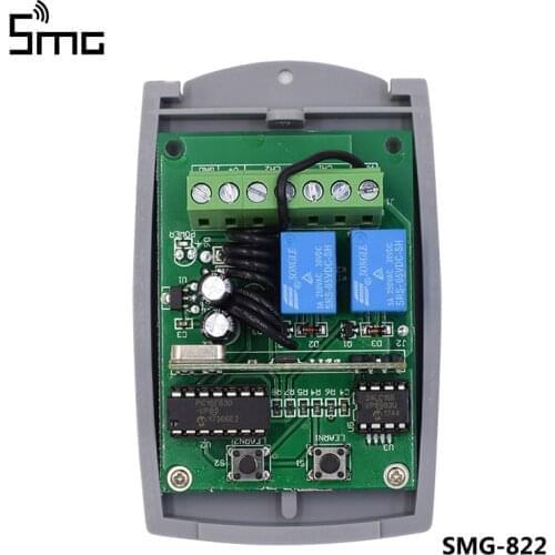 10pcs 433MHz Garage Door Remote Control Gate Receiver 433.92MHz Fixed Rolling Code