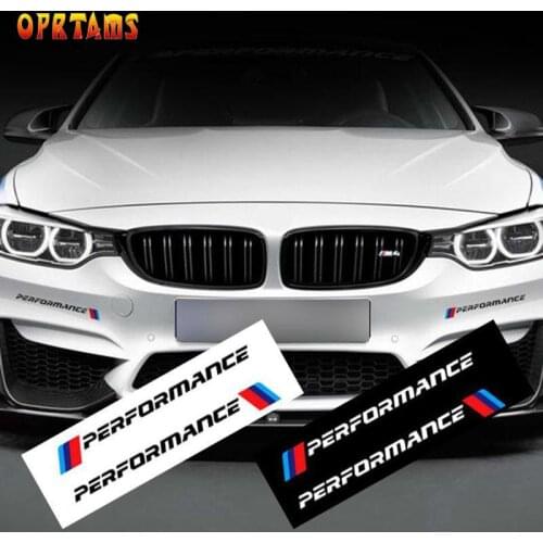 2 PCS Performance Car Badge Decal Car Body Sticker for Bmw M Sticker X1 X3 X4 X5 X6 X7 E46 E90 F20 E60 E39 F10 Car Accessories