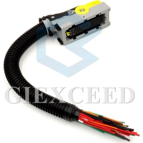 62 Pin Automotive Truck Pump Computer Board Socket Wiring Harness Connector For R01R02 Monomer Pump