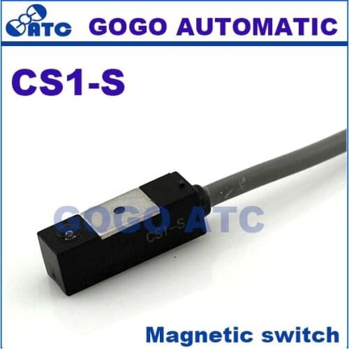 DC/AC 5-240V Sensor for Cylinders CDJ2B / MAL / MA / PB 1.5m Lead CS1-S Red LED Light Air Cylinder Magnetic Sensor Switch NO