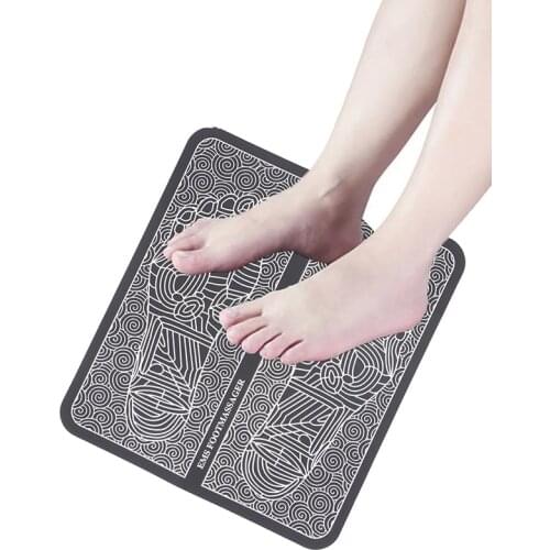 Electric EMS Foot Massager Pad Feet Muscle Stimulator Foot Massage Mat Improve Blood Circulation Relieve Ache Pain Health Care