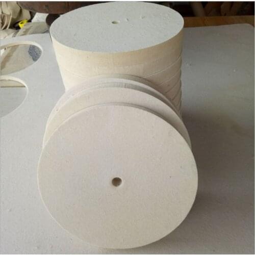10 Inch 25cm 100% Wool Felt Polishing Wheel High Density Wear-resistant Pad