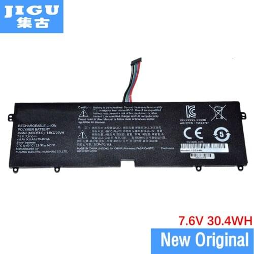JIGU 7.6V 30.4WH 2ICP4/73/113 LBG722VH Original Laptop Battery For LG For Gram 15ZD950 15Z960 For Gram 13ZD940-GX30K