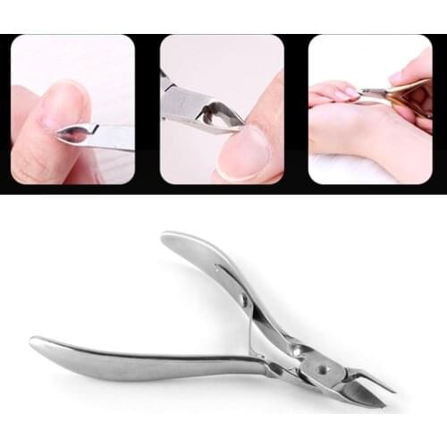 Nail Cuticle Scissor Nipper Ingrown Toenail Cutter Edge Clipper Dead Skin Remover Trimming Pliers Paronychia Pedicure T