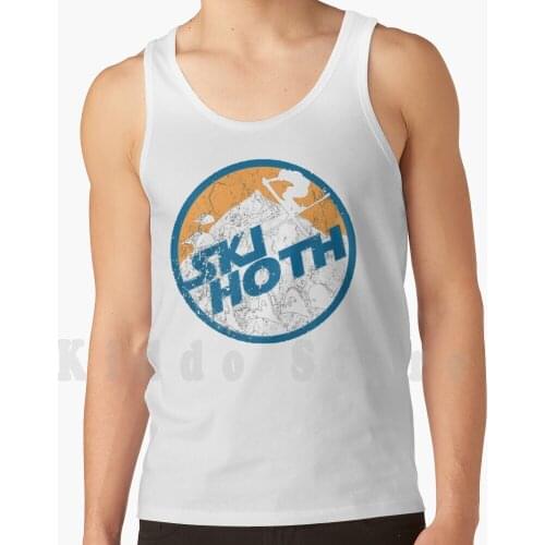 Untitled tank tops vest 100% Cotton Ski Hoth Hoth Wampa Tauntaun Ski Ski Patrol The Empires Back Ski Team