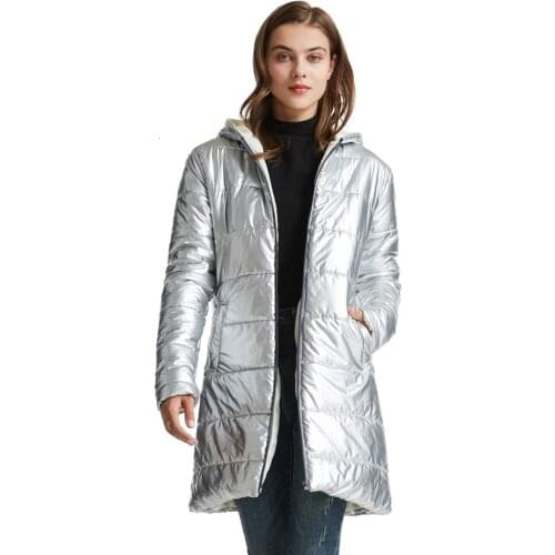 RICORIT Winter Jacket Women Down Jacket Warmer Hooded Down Coat Slim Parkas Jackets Female X-Long Пуховик Женский Куртка Женская