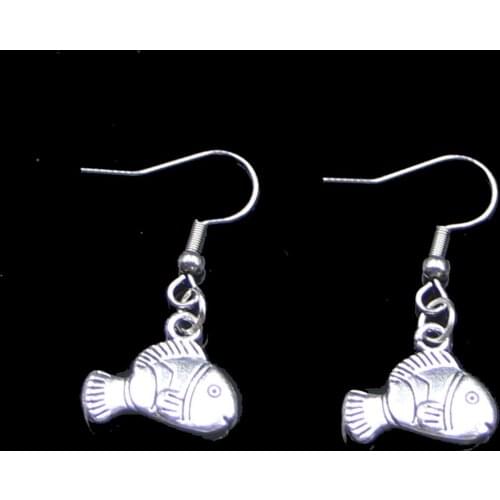 Fashion Handmade Simple Design 17*14mm Clown Fish Drop Earrings For Women Gift Fashion Jewelry Cute Small Object