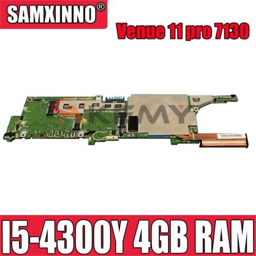 Original Laptop motherboard For DELL Venue 11 pro 7130 7139 T07G I5-4300Y 4GB Ram Mainboard CN-0J3H39 0J3H39 SR192