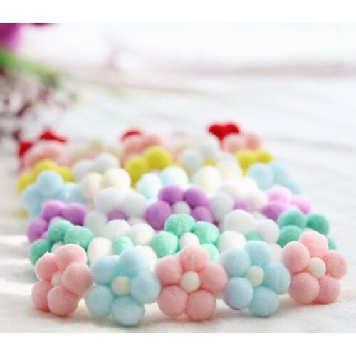 Pet puppy collar hand woven cat dog collar small and medium-sized dog hair ball flower neck collar pet accessories