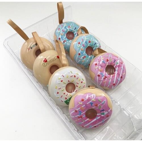 Empty Sweet Donuts Lashes Box For 8mm-25mm Mink Eyelashes Custom Private Logo Packaging With Free Shipping