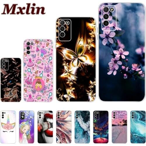 Silicone Case for Huawei Honor 30 20 Lite Case Vintage Cartoon TPU Cover on Honor 20 Lite MAR-LX1H Phone Case Honor 30 Youth Bag