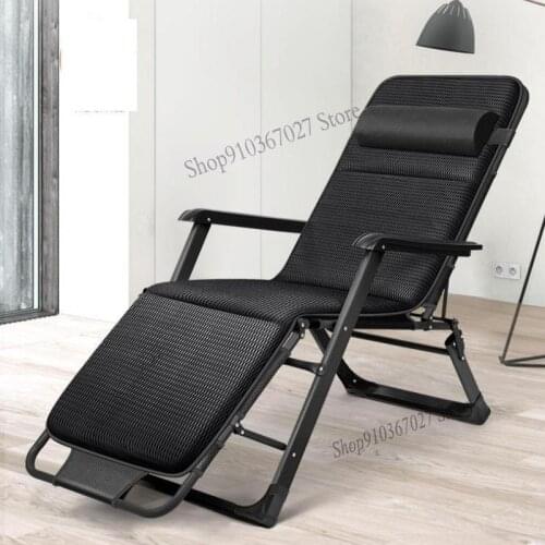 Folding Bed Single Nap Bed Household Simple Lunch Bed Portable Marching Office Reclining Chair Leisure Couch