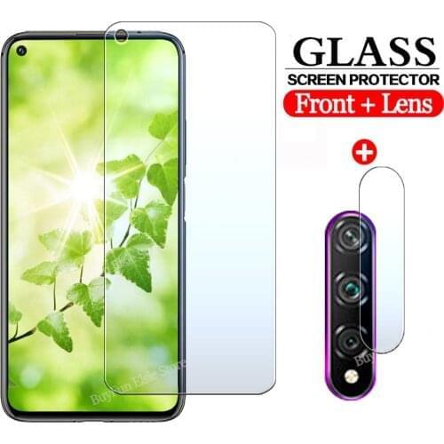 2-in-1 camera lens glass for huawei nova 5t honor 20 pro 20s protective glass on hawei nova5t 6.26'' screen protector film cover