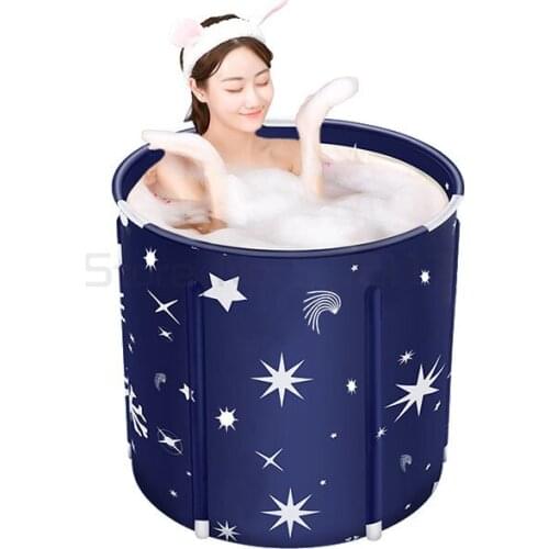 Bath barrel folding bath barrel heating bath barrel bath artifact household bathtub bathtub