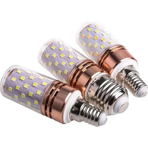 5 PCS Led Candle Bulb Energy Cool White LED Corn Lamp Chandelier Lights 3color Variable Light Energysaving Bulb for Home Light