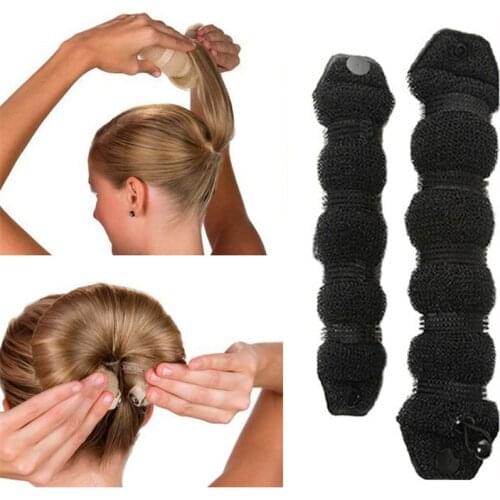 Women Hair Styling Former Magic Sponge Bun Maker Donut Ring Shaper Foam Braider Tool For Girls DIY Hair Style