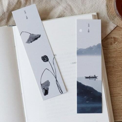 1pcs original art fresh hand-painted letter lovers lover paper bookmarks Wanchuan to the wild 30 sheets
