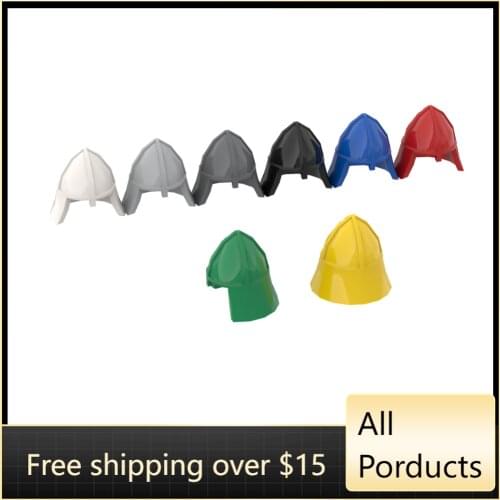 10PCS High-Tech Assemble Particle 3844 Mini Helmet Building Blocks Kit Replaceable Part Toys For Children Birthday Gifts