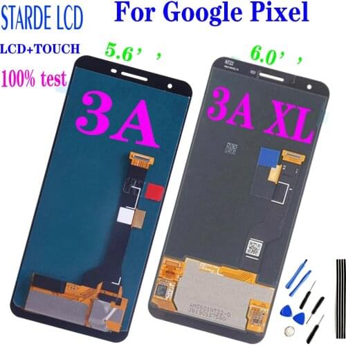100% Tested For Google Pixel 3A XL LCD Display Touch Screen Digitized Assembly Replacement For Google 3A XL Pixel G020F LCD