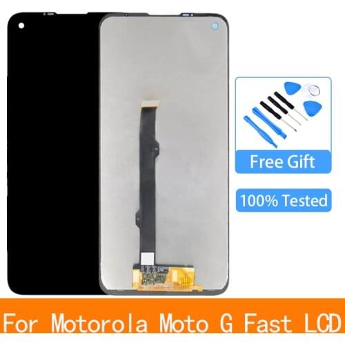 100% Tested 6.4" For Motorola Moto G Fast Lcd Screen Display Touch Digitizer Assembly For Moto G Fast XT2045-3 LCD