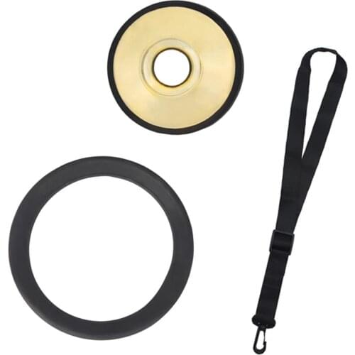 3PCS Alto Saxophone Silencer Set Mute Mute Ring Sax Neckband Woodwind Instrument Accessories