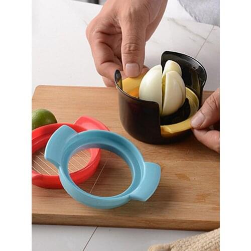 3 in1 ABS Egg Slicer Cutter Multifunctional Egg Sectioner Cutter Egg Tools Household Kitchen Accessories Slicing Cooking Gadgets