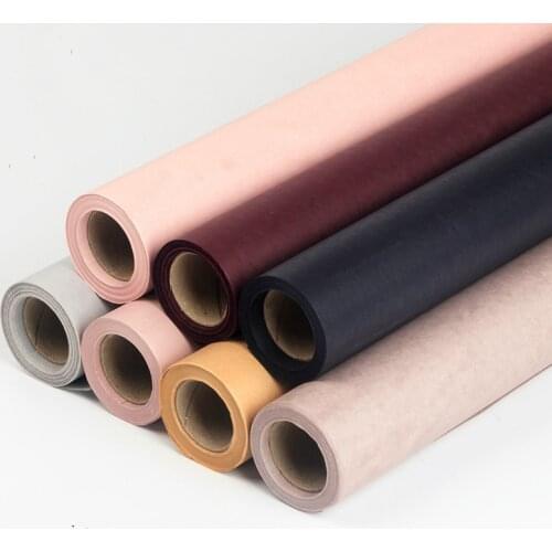 60cm*15yards/roll Flower Wrapping Paper Double color Kraft Paper Bouquet Packaging Material Wrapping Paper Gift Supplies
